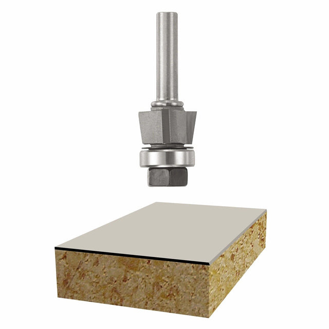 Bosch 85422M 9 Degree x 3/8" Carbide Tipped 3-Flute Bevel Trim Assembly Router Bit