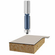 Bosch 85442M 1/2" x 2" Carbide Tipped 2-Flute Flush Trim Router Bit with 1/4" Shank