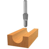 Bosch 85444M 1/8" x 1/4" Carbide Tipped Core Box Bit for Surface Grooves