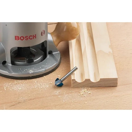 Bosch 85444M 1/8" x 1/4" Carbide Tipped Core Box Bit for Surface Grooves - 2