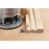 Bosch 85444M 1/8" x 1/4" Carbide Tipped Core Box Bit for Surface Grooves - 2
