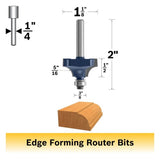 Bosch 85495M 5/16" x 1/2" Carbide Tipped Beading Router Bit with Bearing and 1/4" Shank - 2
