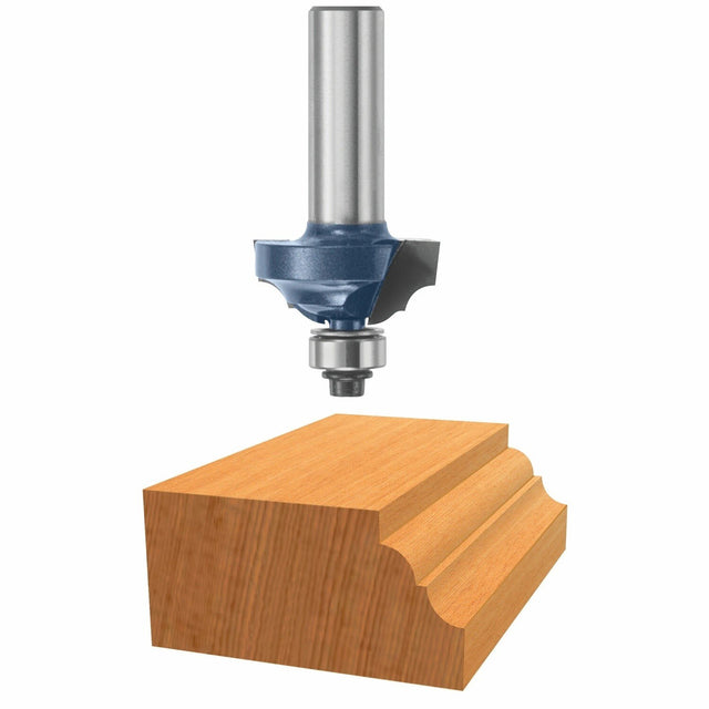 Bosch 85580M Carbide Tipped Classical Router Bit 1-1/4" Cut Diameter 1/2" Shank with Bearing