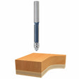 Bosch 85602M 1/2" x 1-1/2" Carbide Tipped 3-Flute Flush Trim Router Bit