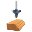 Bosch 85605M 1-3/8" x 11/16" Carbide Tipped Cove and Bead Router Bit for Decorative Edging