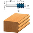 Bosch 85610M Carbide Tipped 3-Wing Slotting Cutter Bit 1.875" Cut Diameter