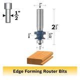 Bosch 85632M 1/8" x 17/32" Carbide Tipped Edge Beading Router Bit with 1/4" Shank - 2
