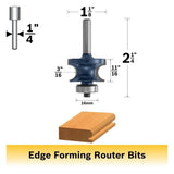Bosch 85666M 3/16" x 11/16" Carbide Tipped Edge Beading Router Bit - 2
