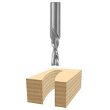 Bosch 85903MC 1/4" x 1" Solid Carbide Double-Flute Downcut Spiral Router Bit - 4