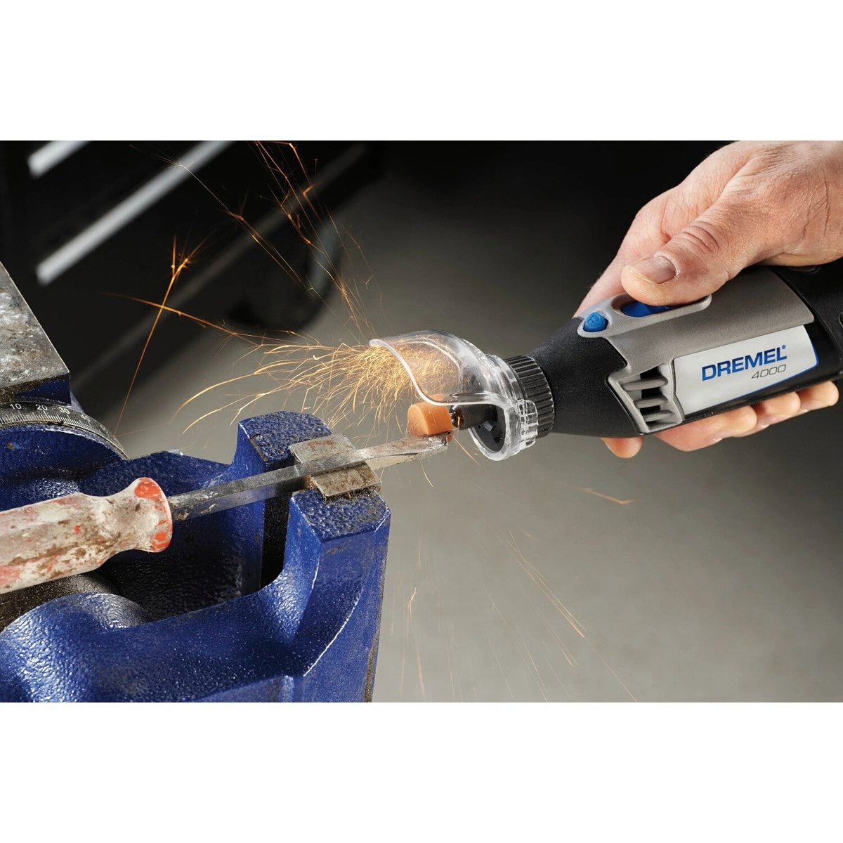 Bosch A550 Shield Attachment Kit for Dremel Rotary Tools to Redirect Debris and Sparks - 3