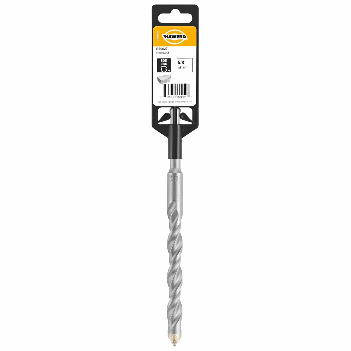 Bosch B80027 5/8" x 8" SDS-plus Rotary Hammer Bit for Concrete and Masonry - 2