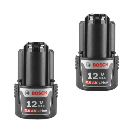 Bosch BAT414-2PK 12V Max Lithium-Ion 2.0 Ah Battery, 2-Pack