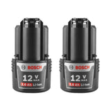 Bosch BAT414-2PK 12V Max Lithium-Ion 2.0 Ah Battery, 2-Pack - 3