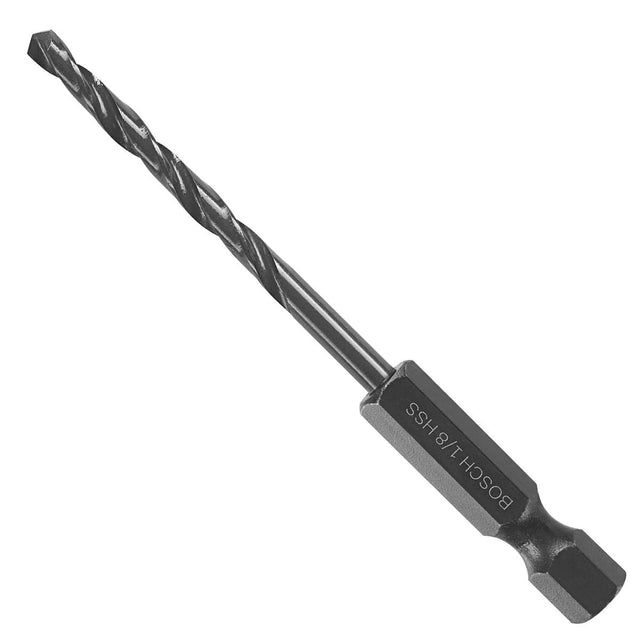 Bosch BL2135IM 1/8 In. Impact Tough Black Oxide Drill Bit