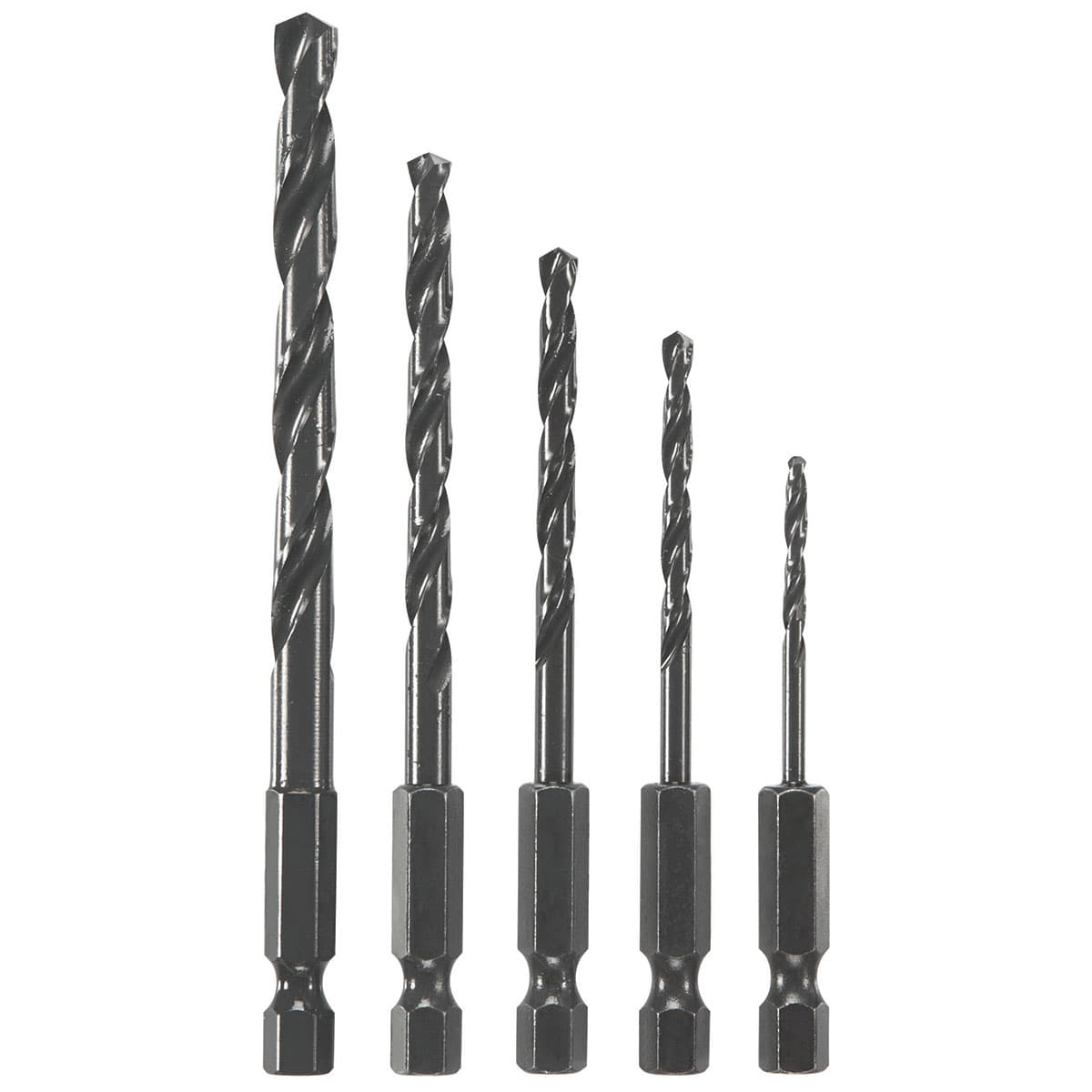 Bosch BL5IM 5 Pc. Impact Tough Black Oxide Drill Bit Set