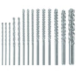 Bosch BM5000 Fast Spiral Rotary Masonry Drill Bit Set for Rotary Drills and Drivers (14 Piece)