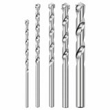 Bosch BM5005 Fast Spiral Carbide Tipped Rotary Masonry Bit Set for Rotary Drills with Case (5 Pack)