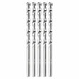 Bosch BM5205 1/4" x 2" x 4" Fast Spiral Rotary Masonry Drill Bits (5 Pack)