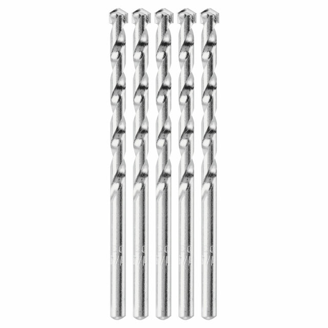 Bosch BM5205 1/4" x 2" x 4" Fast Spiral Rotary Masonry Drill Bits (5 Pack)
