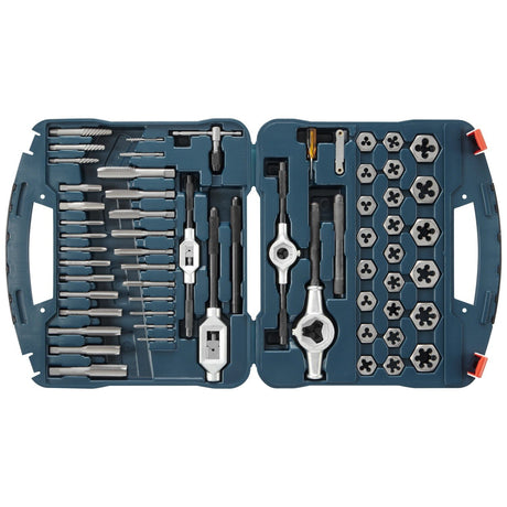 Bosch BTD58S Tap and Die Set with Case and High Carbon Steel Tools (58 Pack)