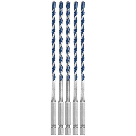 Bosch BXH045 3/16" x 6" Blue Xtreme Carbide Hammer Drill Bit for Concrete and Masonry (5 Pack)