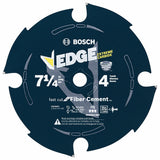 Bosch CB704FC 7-1/4" 4 Tooth Diamond-Impregnated Carbide-Tipped Saw Blade for Fiber Cement