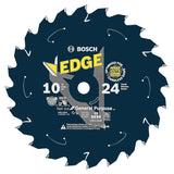 Bosch CBCL1024T 10" 24 Tooth Edge Cordless Circular Saw Blade for General Purpose