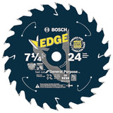 Bosch CBCL724 7-1/4" 24 Tooth Edge Cordless Circular Saw Blade for General Purpose