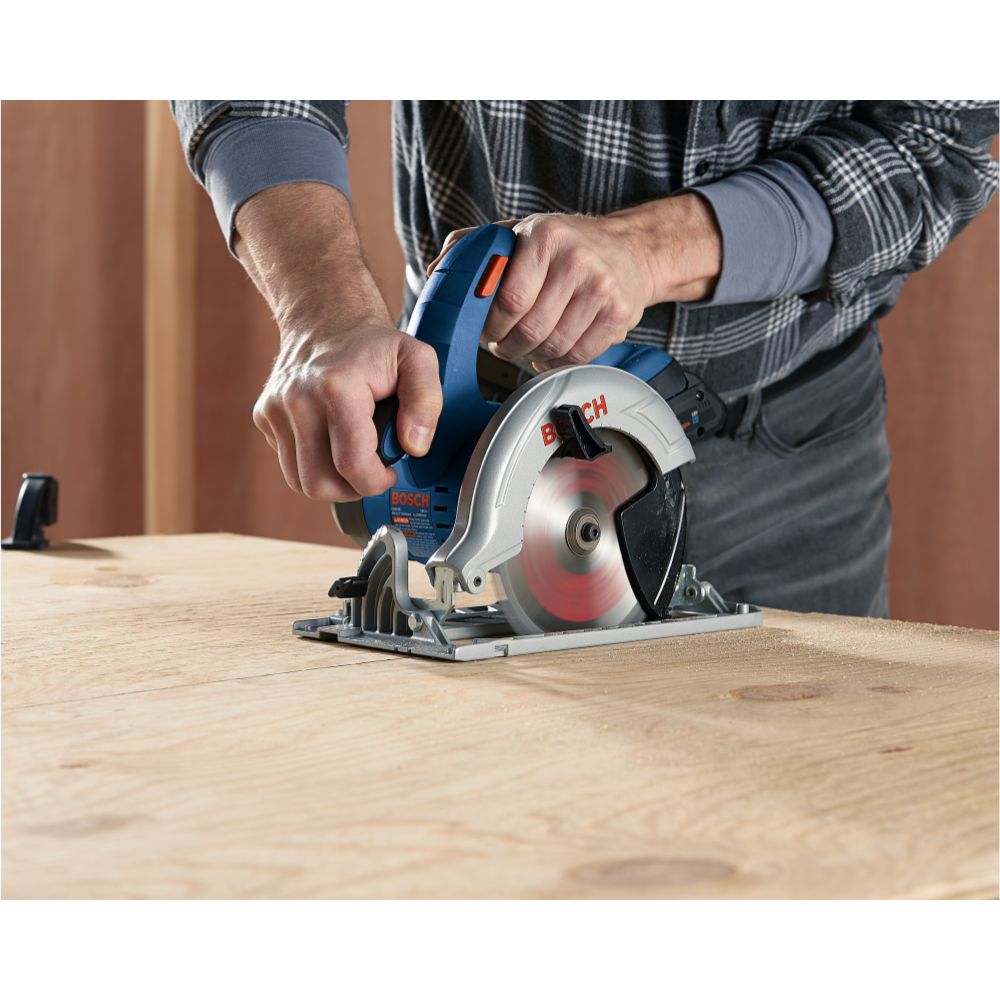 Bosch CCS180-B15 18V 6-1/2" Blade-Left Circular Saw Kit with (1) CORE18V 4 Ah Advanced Power Battery - 8