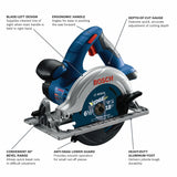 Bosch CCS180B 18V 6-1/2" Blade-Left Cordless Circular Saw Bare Tool - 2