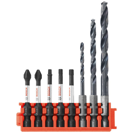 Bosch CCSDDV08 8-Pc Impact Tough Black Oxide Drill and Drive Bits