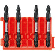 Bosch CCSDEV2504 4-Pc Phillips, Square and Torx 2.5" Double-Ended Bits