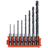 Bosch CCSDV08 8-Pc Impact Tough Black Oxide Drill Bits with Clip