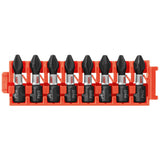 Bosch CCSPH2108 8-Pc Impact Tough Phillips P2 1" Insert Bits with Clip