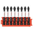 Bosch CCSPH2208 8-Pc Impact Tough Phillips P2 2" Power Bits with Clip