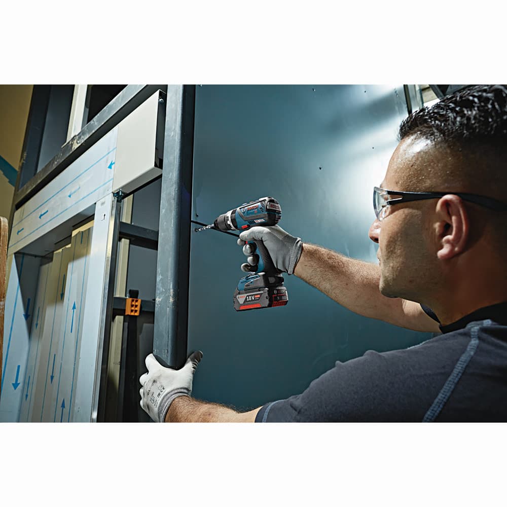 Bosch CLPK251-181 18V Combo 1/4", 1/2" Impact Driver, 1/2" Hammer Drill/Driver - 6