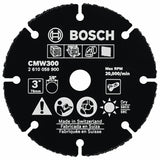 Bosch CMW300 3" Carbide Multi-Wheel for Cutting Wood Plastic Plaster and Composites