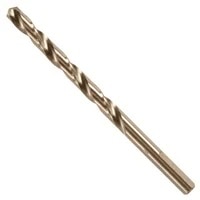 Bosch CO2143B 1/4" x 4" Cobalt M42 Twist Drill Bit for Stainless Steel and Metal