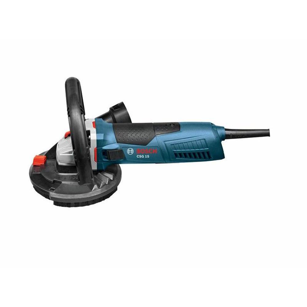 Bosch CSG15 12.5 Amp Corded 5" Concrete Surfacing Grinder w/Dust Shroud - 2