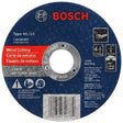 Bosch CW1M450 4-1/2" x 3/32" x 7/8" Arbor Type 1A 24 Grit Metal Cutting Abrasive Wheel