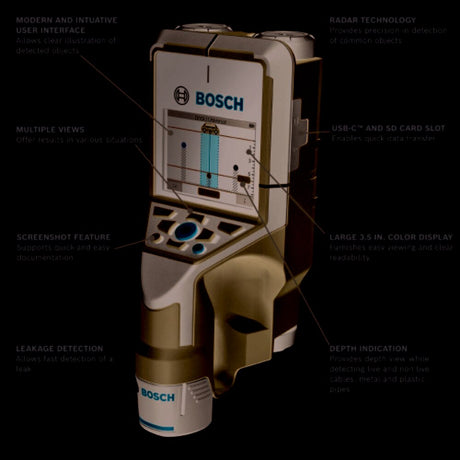 Bosch D-Tect200C 12V Max Wall / Floor Scanner With Radar - 2