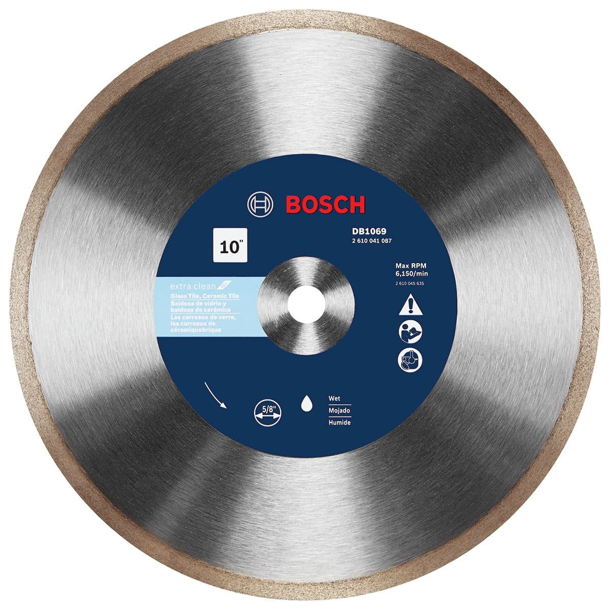 Bosch DB1069 10" Rapido Premium Continuous Rim Diamond Saw Blade