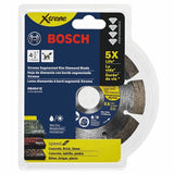 Bosch DB4541E 4-1/2 in. Xtreme Segmented Rim Diamond Blade for Concrete, Brick and Stone (1 Pack) - 2