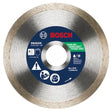 Bosch DB4543S 4-1/2" Standard Continuous Rim Diamond Blade for Ceramic Tile and Slate