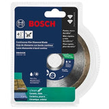 Bosch DB543S 5" Standard Continuous Rim Diamond Blade for Ceramic and Slate Clean Cuts
