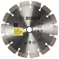 Bosch DB741SD 7" Standard Segmented Rim Diamond Blade with DKO for Universal Rough Cuts