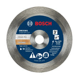 Bosch DBC0301 3" Continuous Rim Diamond Tile Blade for Ceramic Tile and Glass