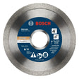 Bosch DBC0401 4" Continuous Rim Diamond Blade for Clean Tile and Porcelain Cuts