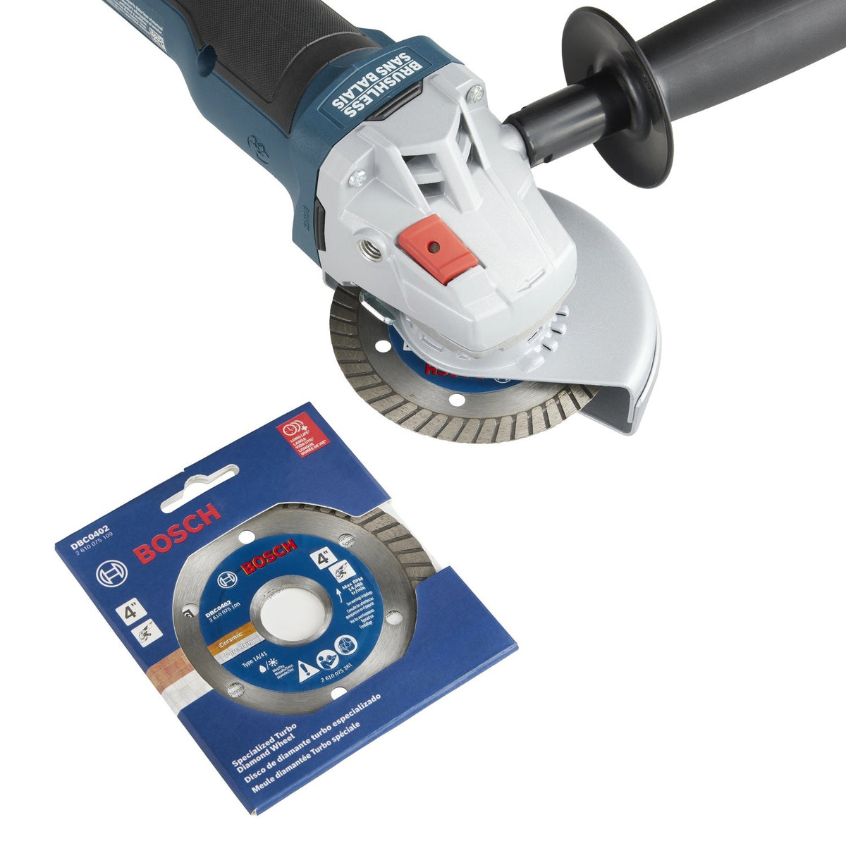 Bosch DBC0402 4" Premium Specialized Turbo Rim Diamond Blade for Precise Cuts - 3