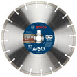 Bosch DBS1201 12" Segmented Rim Diamond Blade for Rough Cuts in Concrete Brick Block and Stone